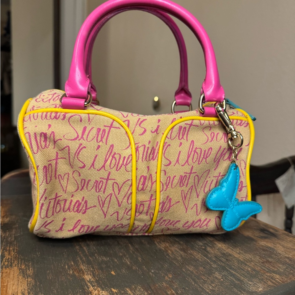 Victoria’s Secret Y2K Mini Barrel Butterfly Handbag